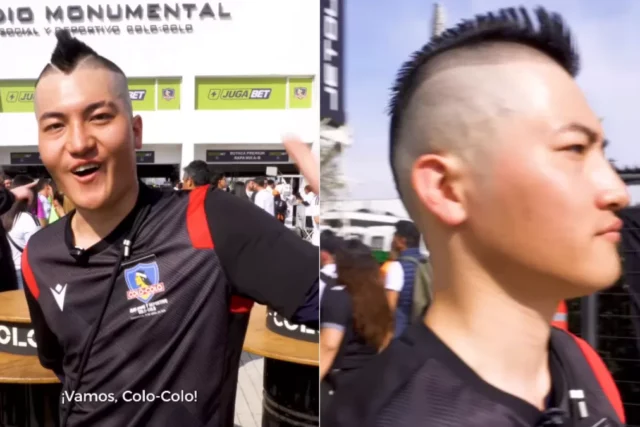 Japonés fanático de Colo Colo se corta el pelo como Vidal en su regreso a Chile
