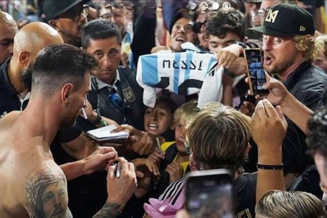 Owen Wilson y el abrazo con Messi: “Su piel era muy suave”