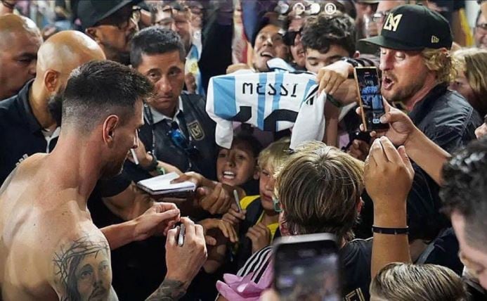 Owen Wilson y el abrazo con Messi: “Su piel era muy suave”