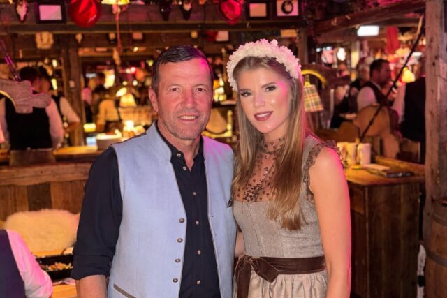 Lothar Matthäus reaparece en el Oktoberfest con su novia de 27 años