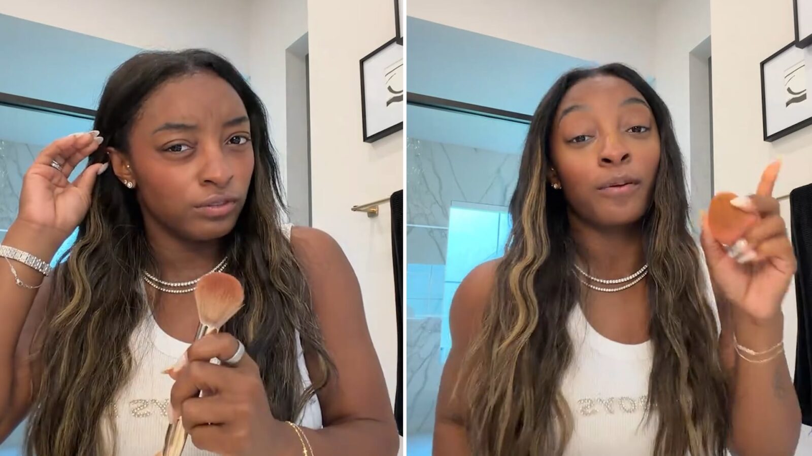Simone Biles cuenta que tres enmascarados le robaron su Porsche en Chicago