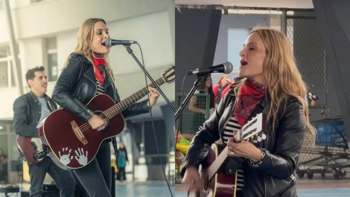 Nicole sorprendió a escolares de Puente Alto tras viralizar su versión de 'Esperando Nada'