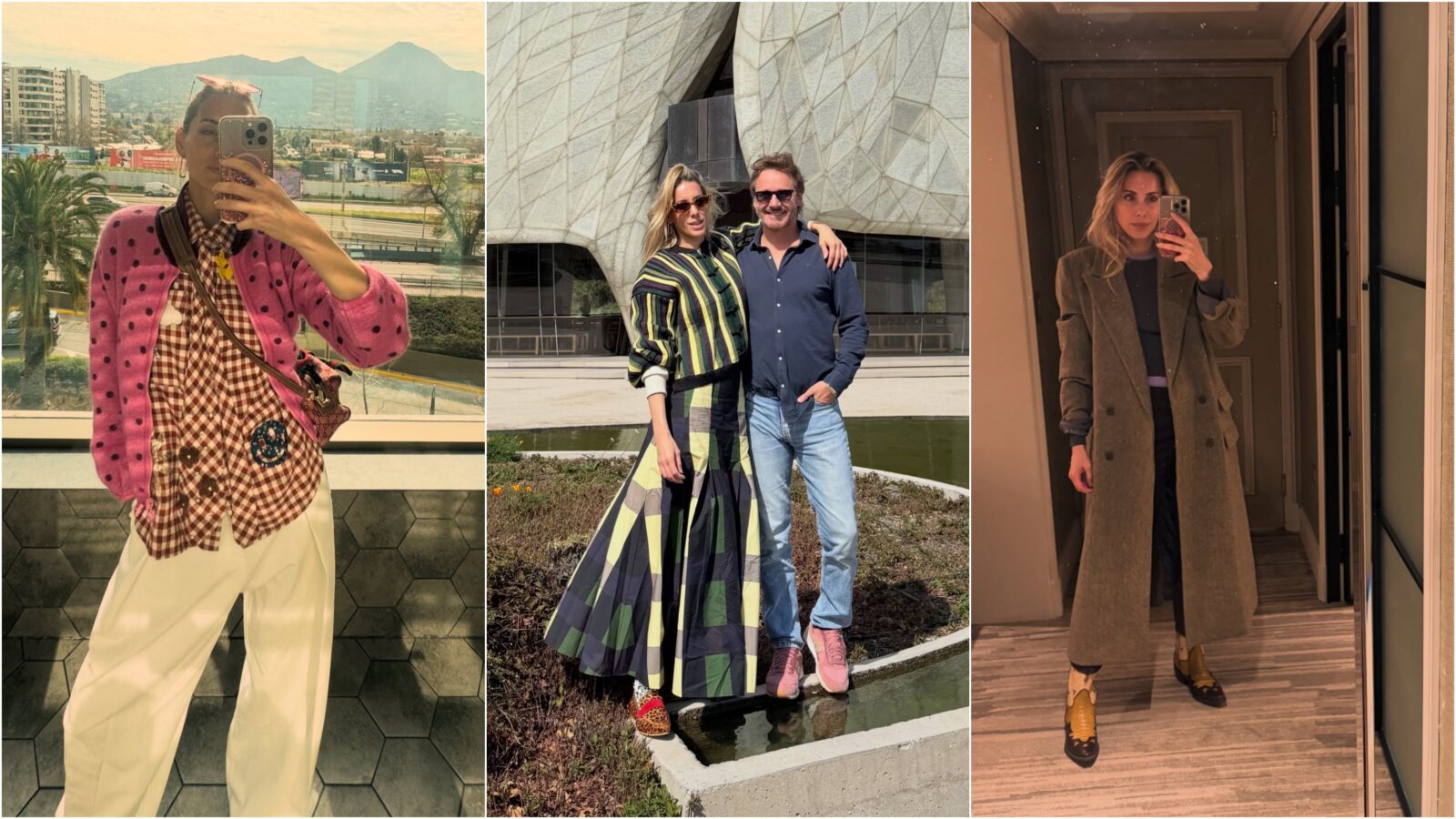 Anita Espasandín y Benjamín Vicuña: escapada a Chile con parada en un santuario bahá’í