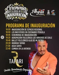 La Pampilla 2026 parte este jueves con Rodrigo Tapari y cumbia hasta la medianoche