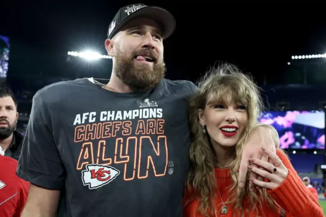 Travis Kelce revela detalles de su boda con Taylor Swift oficiada por Adam Sandler