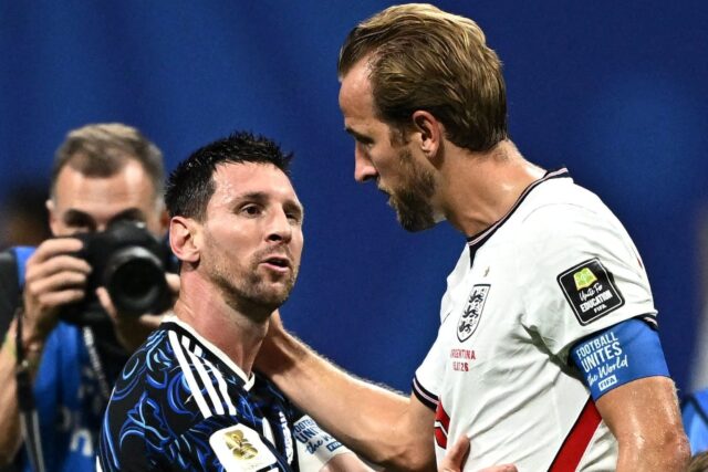 Harry Kane recuerda su abrazo con Messi tras perder la semifinal del Mundial