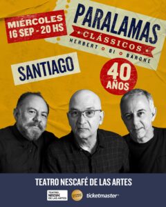Os Paralamas do Sucesso vuelve a Chile en septiembre con su show de clásicos