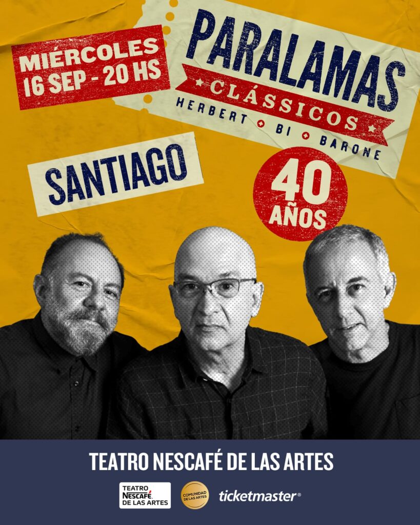 Os Paralamas do Sucesso vuelve a Chile en septiembre con su show de clásicos
