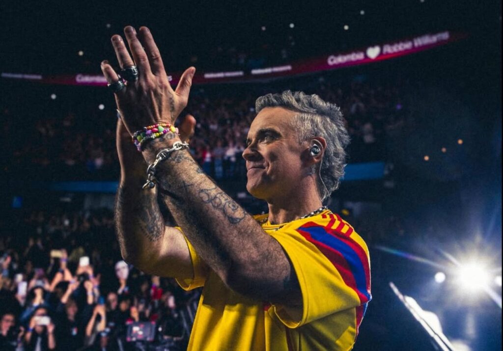 Robbie Williams vuelve a Chile este domingo con su Britpop World Tour