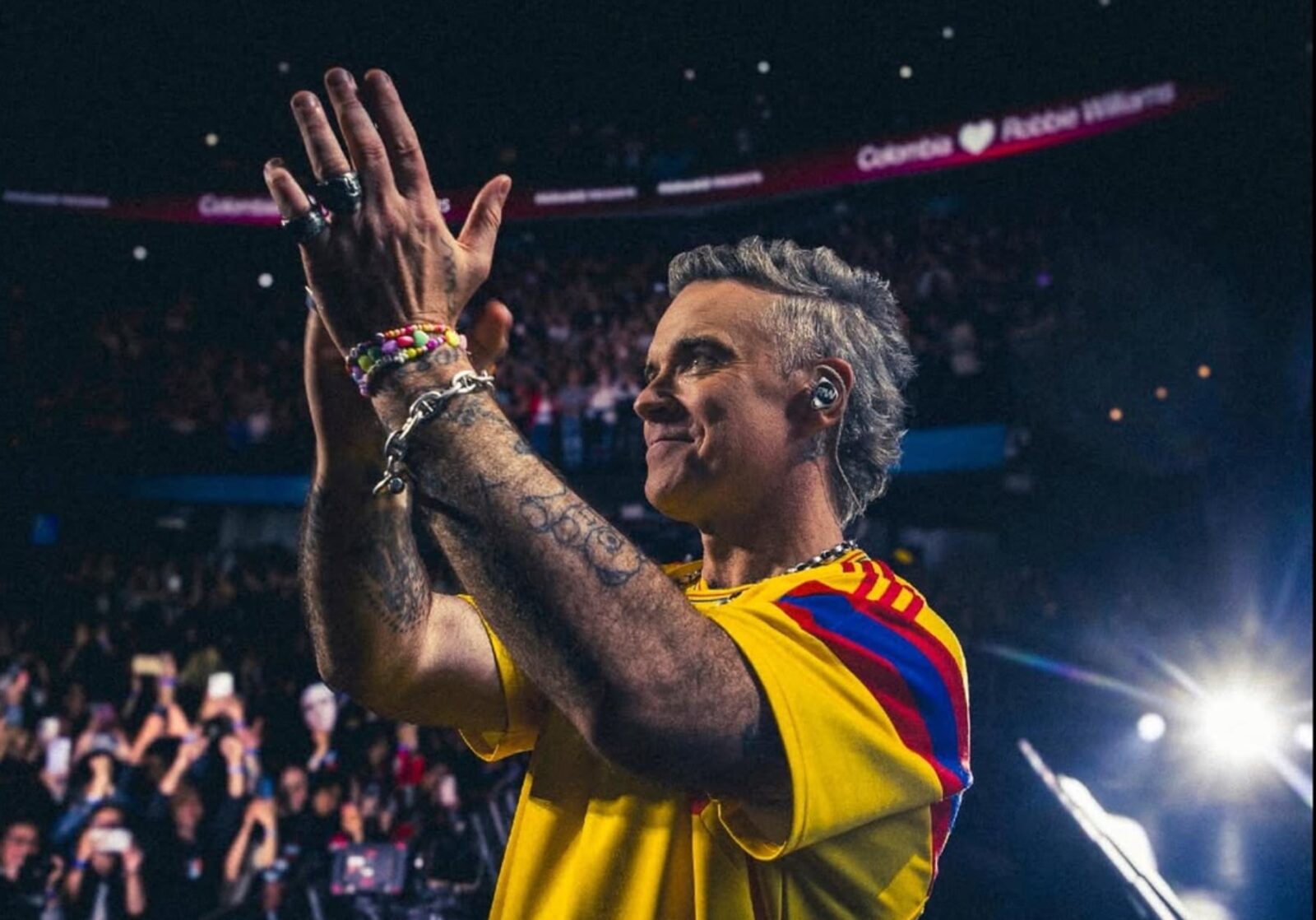 Robbie Williams vuelve a Chile este domingo con su Britpop World Tour