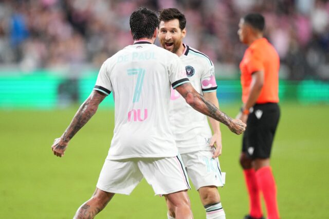 Messi y De Paul armaron la fiesta en Miami: gol, asistencia y empate ante Nashville