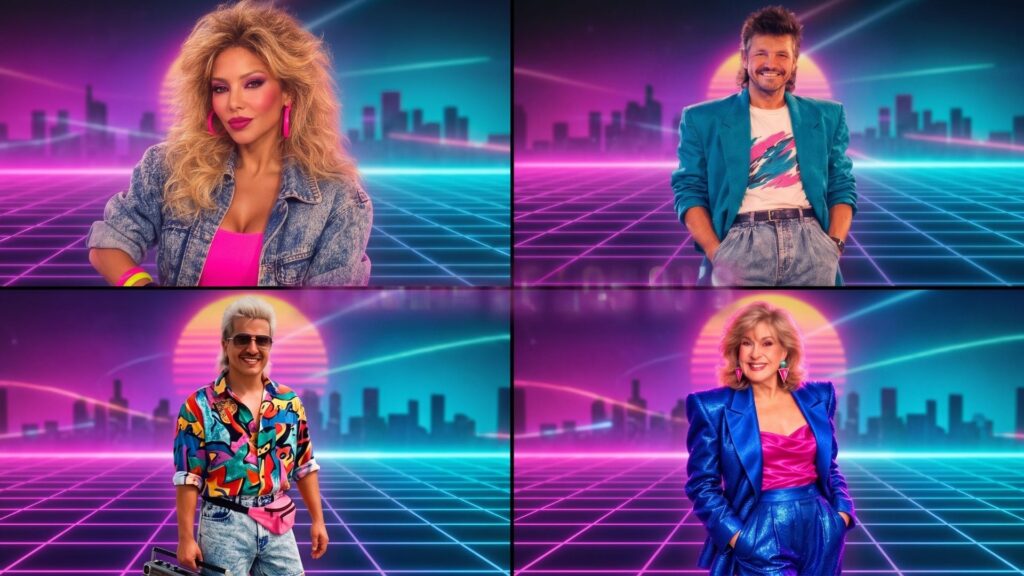 Soledad Silveyra, Tinelli y más famosos viajan a los 80 con inteligencia artificial