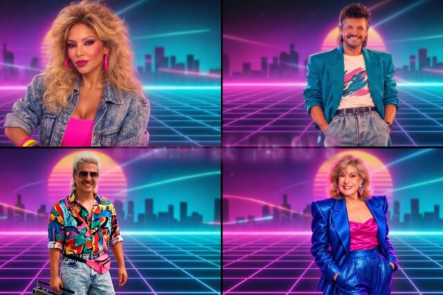 Soledad Silveyra, Tinelli y más famosos viajan a los 80 con inteligencia artificial