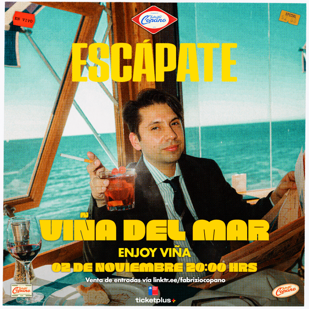 Fabrizio Copano – Viña del Mar – 20:00 Hrs