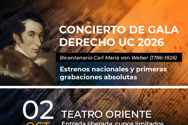 Concierto de Gala Derecho UC