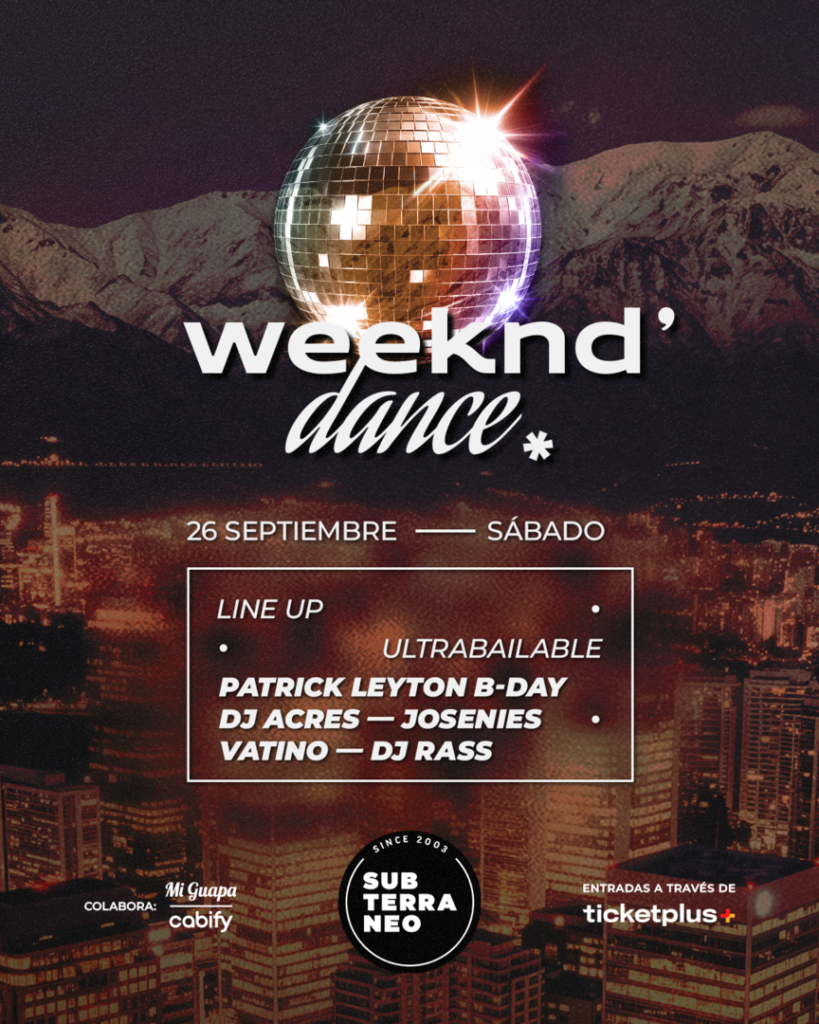 WEEKEND' DANCE Ultrabailable