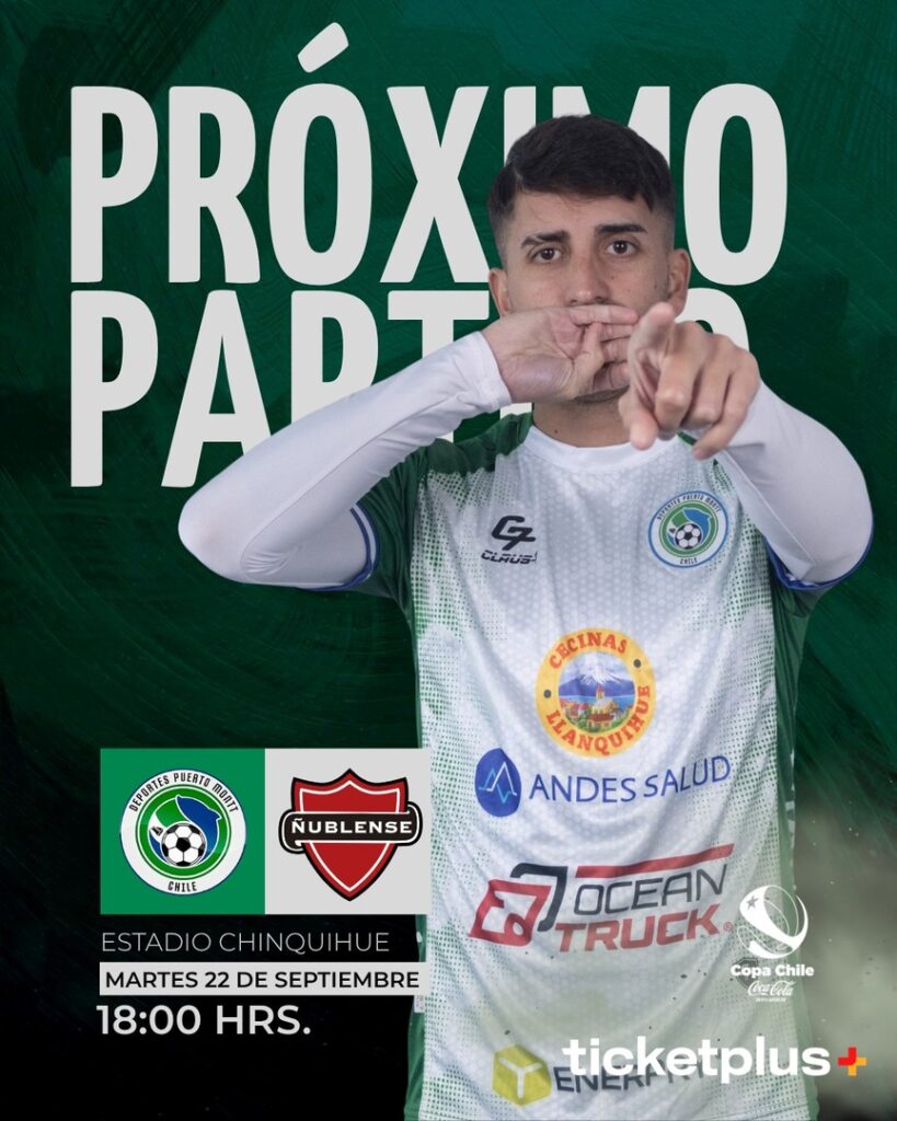 Deportes Puerto Montt vs Ñublense Campeonato Copa Chile Coca – Cola Zero Azúcar