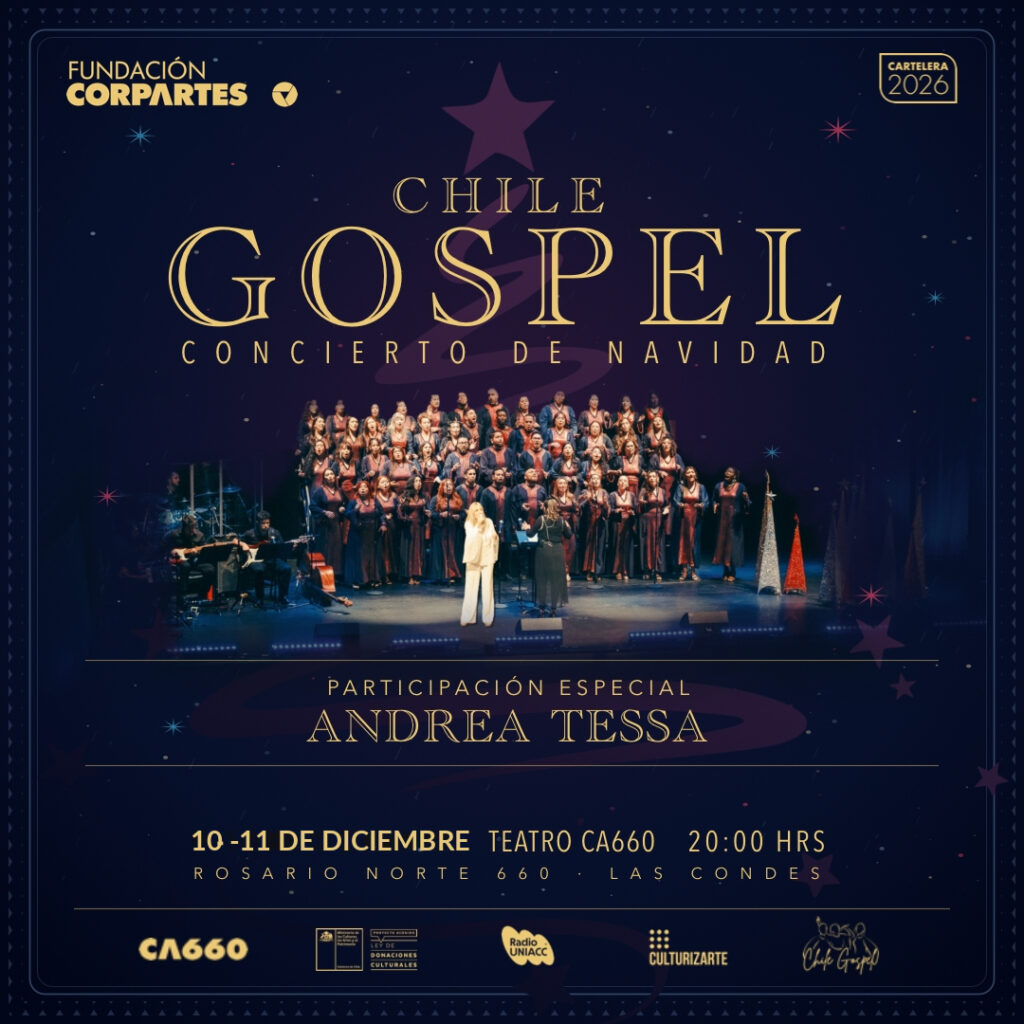 Concierto Navidad Chile Gospel – Teatro CA660 Santiago
