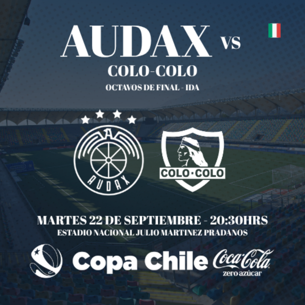 Audax Italiano vs Colo Colo – Copa Chile CocaCola Zero Azucar – Octavos de final – Ida