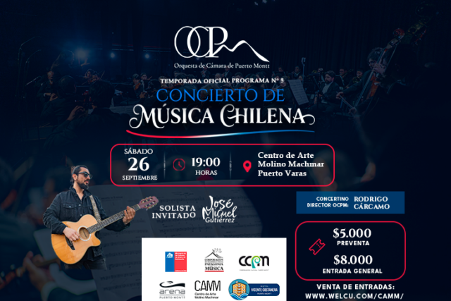Orquesta de Cámara de Puerto Montt presenta su Programa N°5 en Puerto Varas