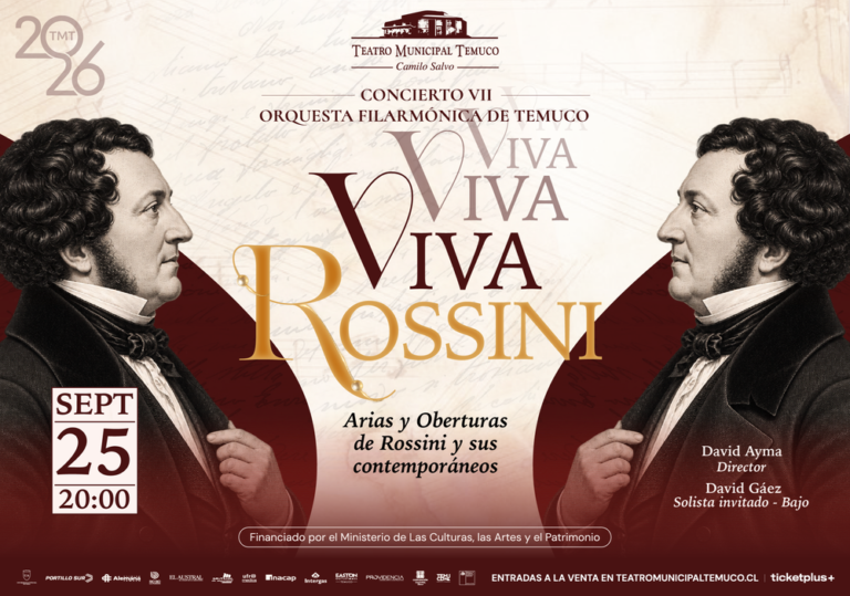 Concierto VII Orquesta Filarmónica de Temuco: "Viva Rossini"