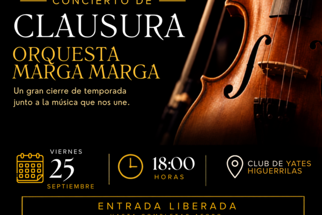 Concierto de clausura Orquesta Marga Marga