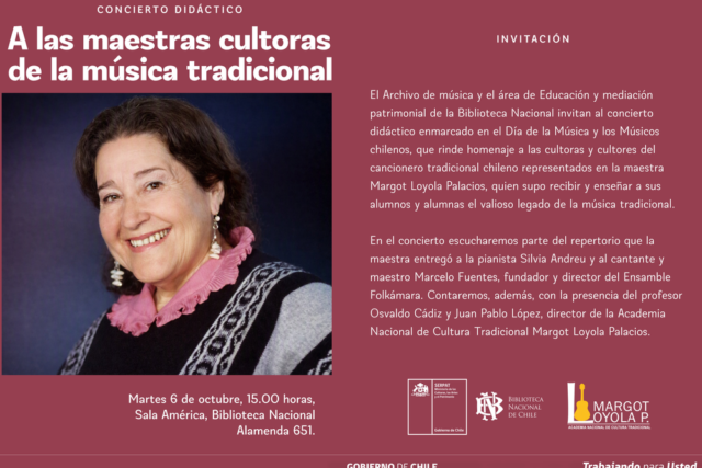 A las maestras cultoras de la música tradicional