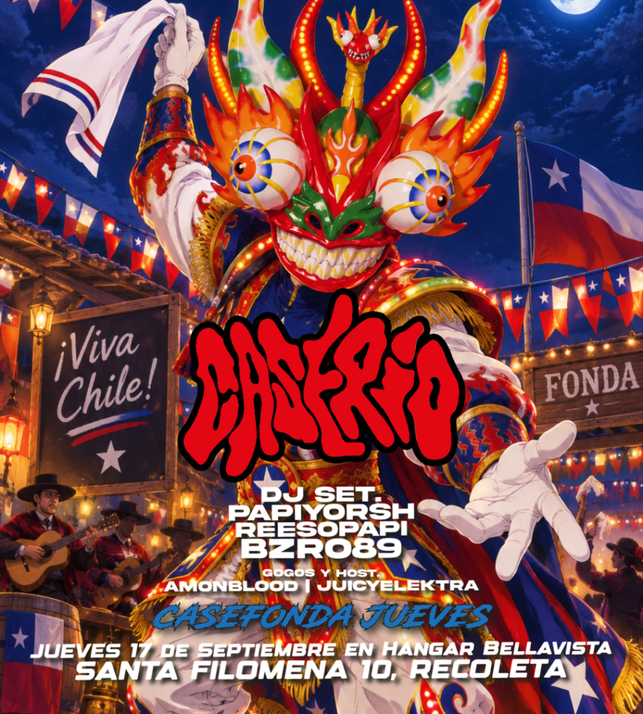Casefonda Jueves – en Caserío fiesta éste Jueves 17 de Septiembre en Hangar Bellavista