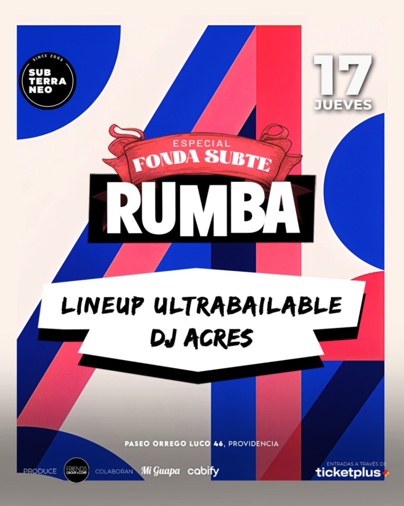 RUMBA Fonda Subte