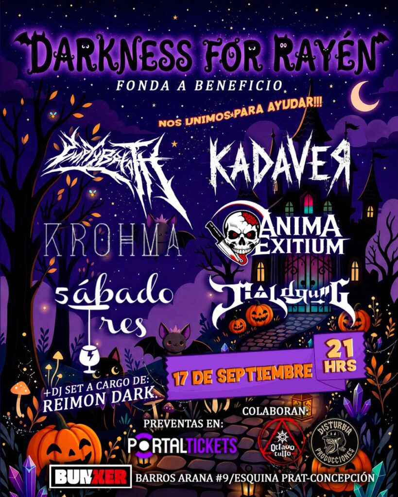 Darkness For Rayen: Fonda A Beneficio