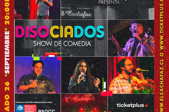 Show de stand up-Disociados-Sábado 26 de Septiembre 20 hrs
