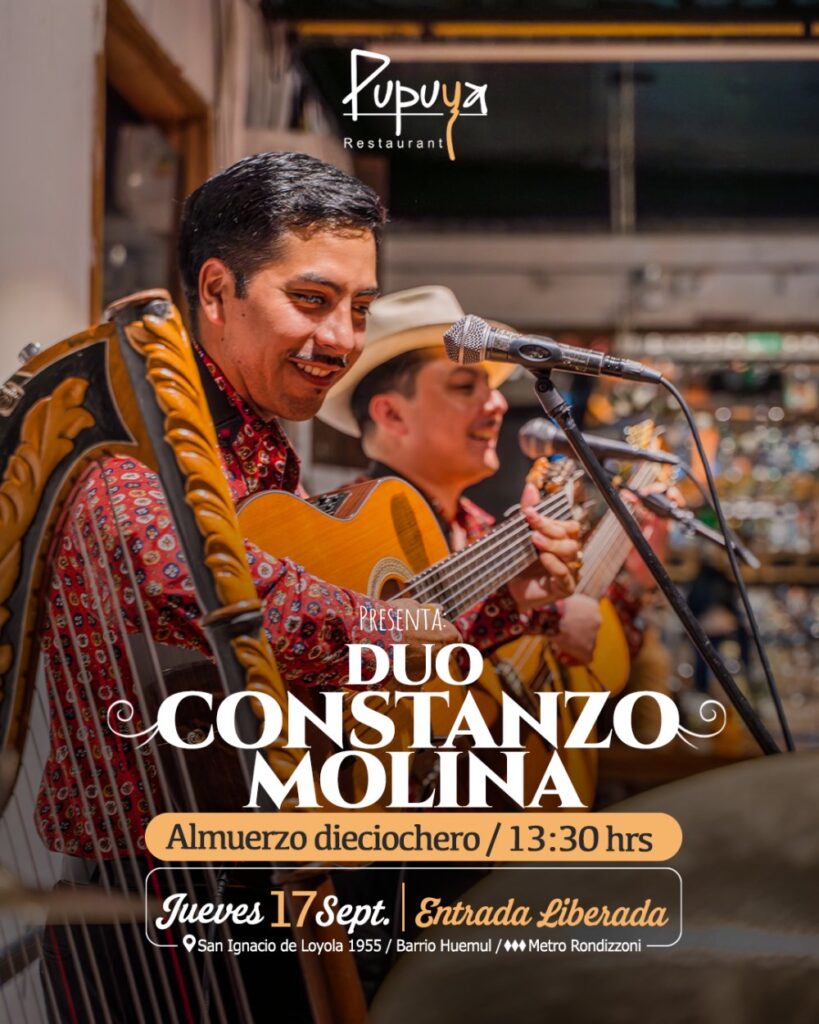 Dúo Constanzo Molina en Pupuya Restaurant