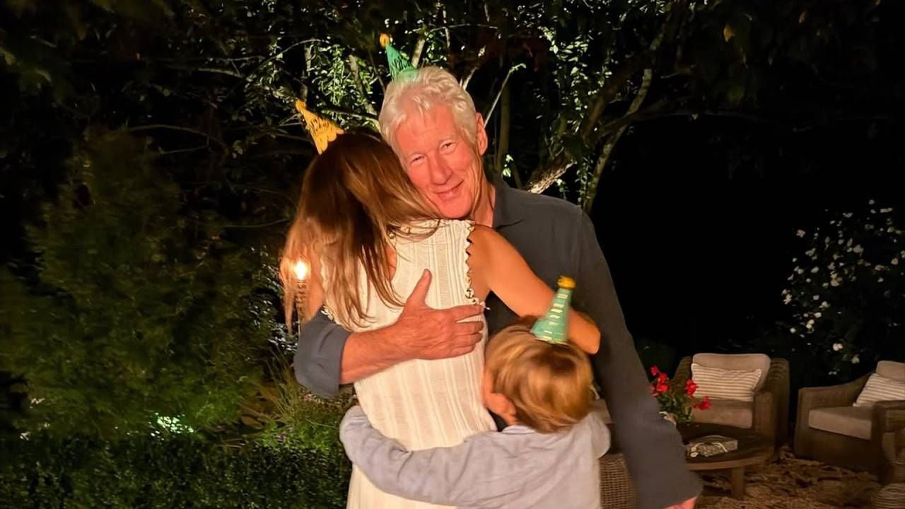 Richard Gere cumple 77 años y su mujer lo celebra con romántico mensaje