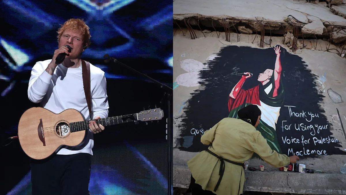 Ed Sheeran rompe su silencio y condena la ofensiva en Gaza durante su show en Filadelfia