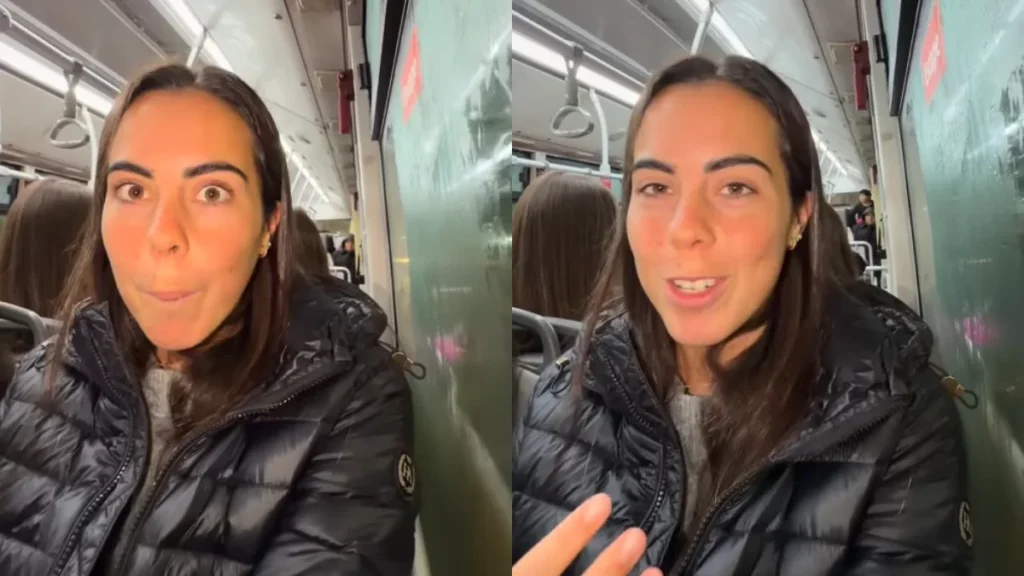 Tiktoker española alucina con paradas nocturnas en buses chilenos