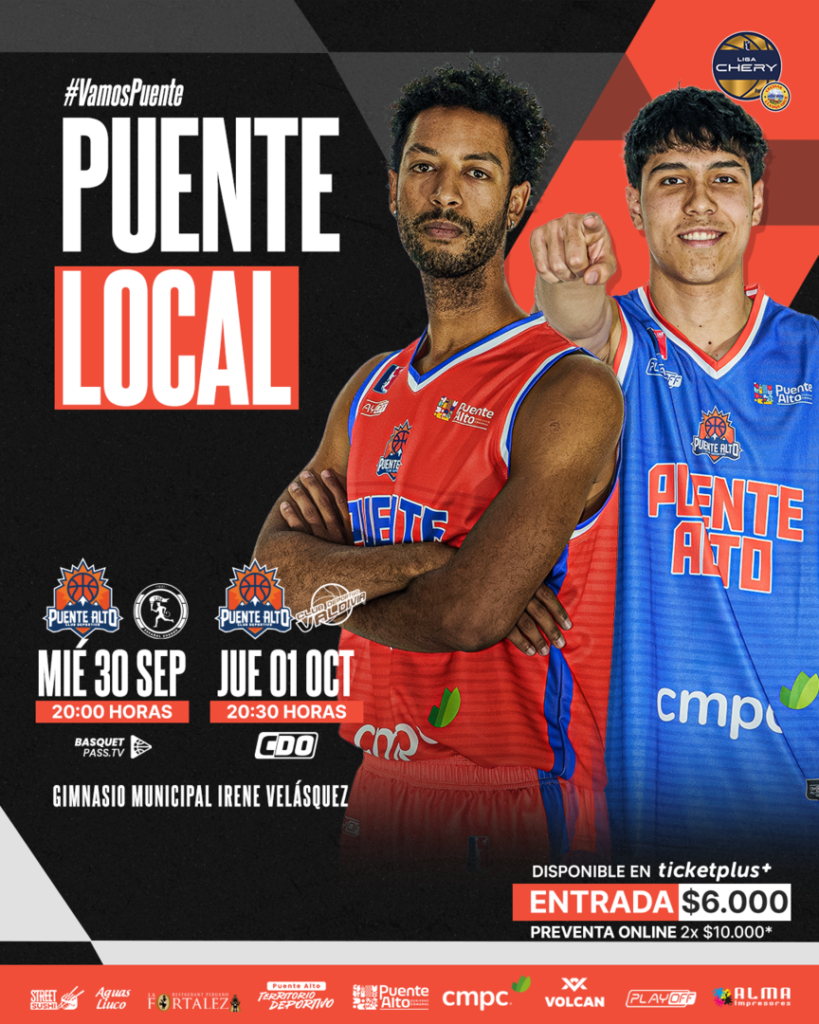 M. Puente Alto vs E. de Osorno – LNB – Liga CHERY by Cecinas Llanquihue – Semana 3 – Big 8