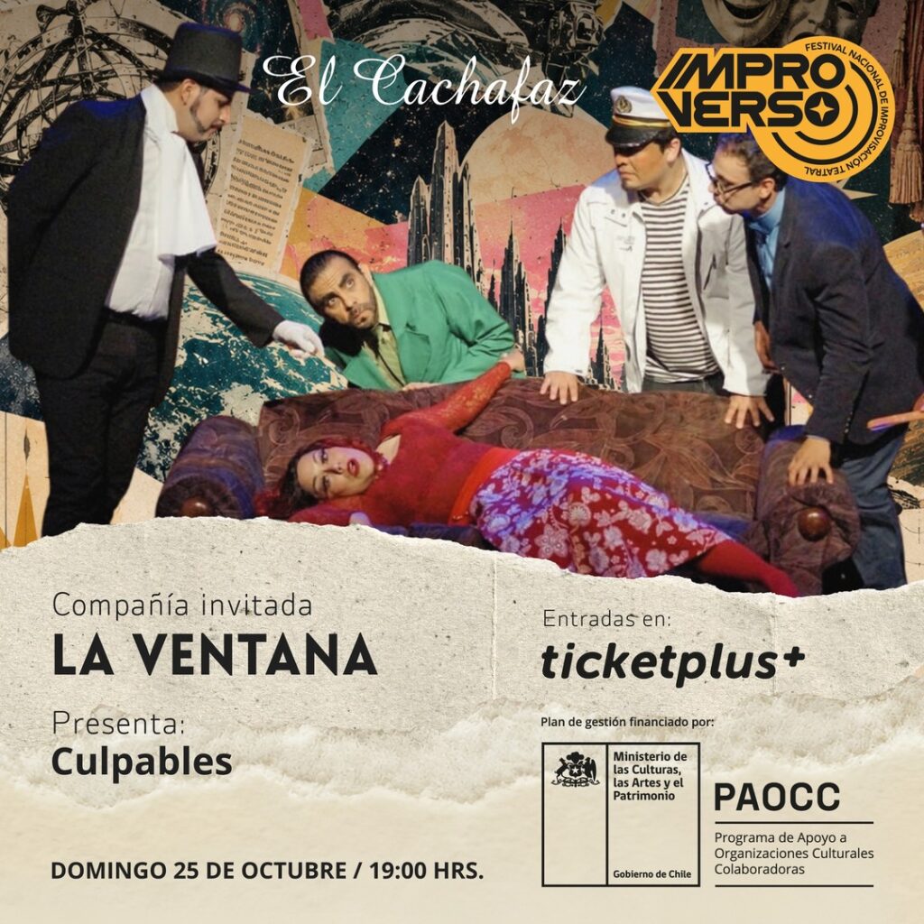 Festival de Impro -Culpables – Domingo 25 octubre 19hrs