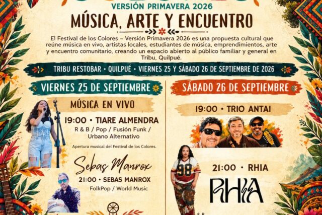 Festival de los Colores – Primavera 2026 en Tribu Restobar