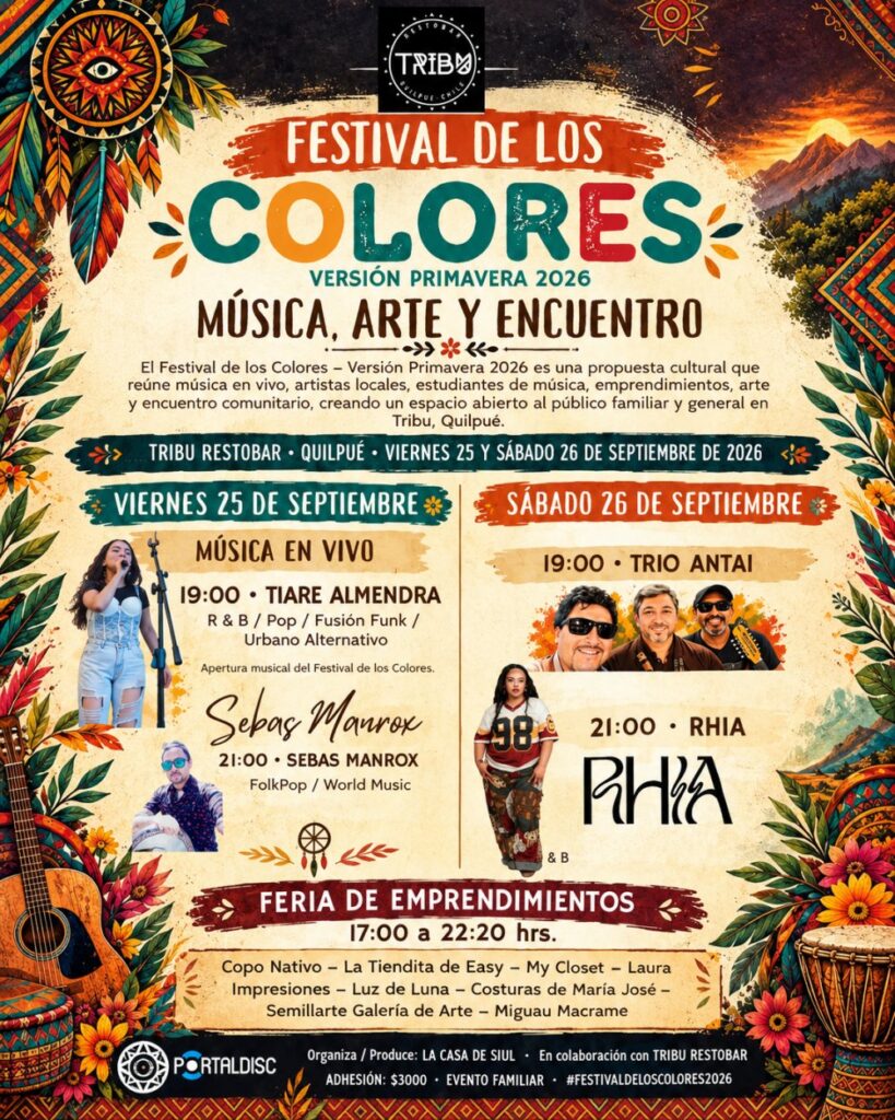 Festival de los Colores – Primavera 2026 en Tribu Restobar