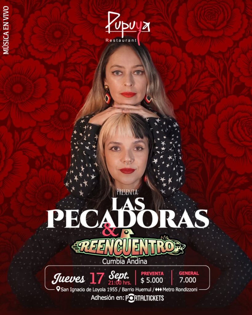 Las Pecadoras + Grupo Reencuentro en Pupuya Restaurant