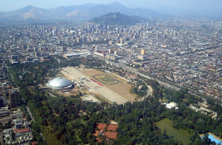 Vista del recinto Parque O'Higgins