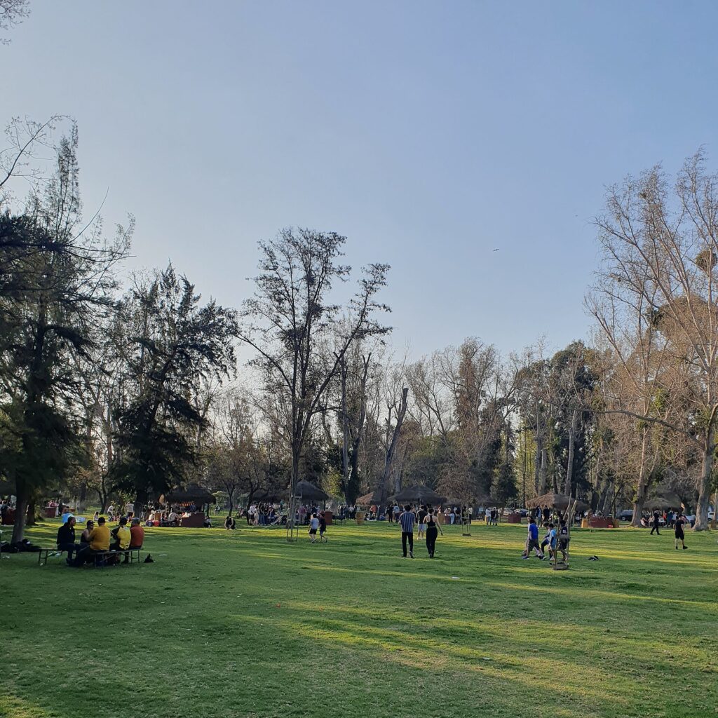 Vista del recinto Parque Padre Hurtado