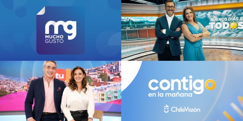 Mega lidera el rating matinal del 16 y CHV gana una reñida disputa por el segundo lugar