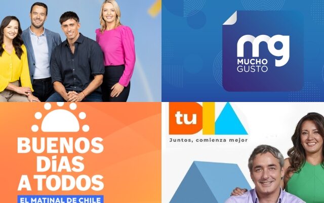 Mega gana el matinal del lunes 28 por poco y deja a Chilevisión y Canal 13 a un paso