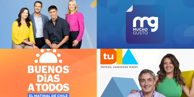 Mega gana el matinal del lunes 28 por poco y deja a Chilevisión y Canal 13 a un paso