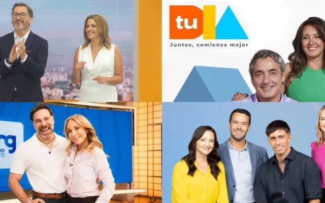 Mega lidera el rating matinal del 8 de septiembre y TVN anota un alza