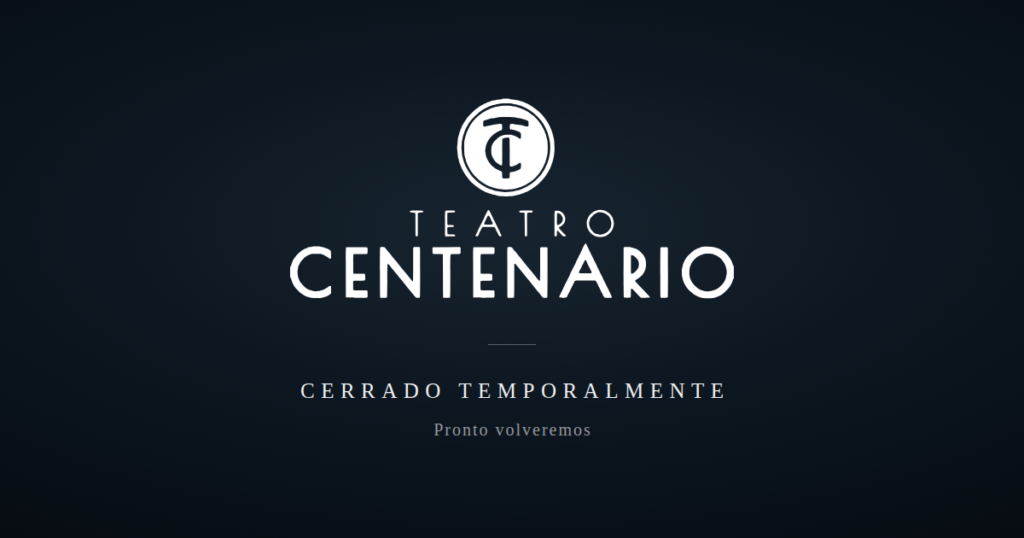 Vista del recinto Teatro Centenario La Serena
