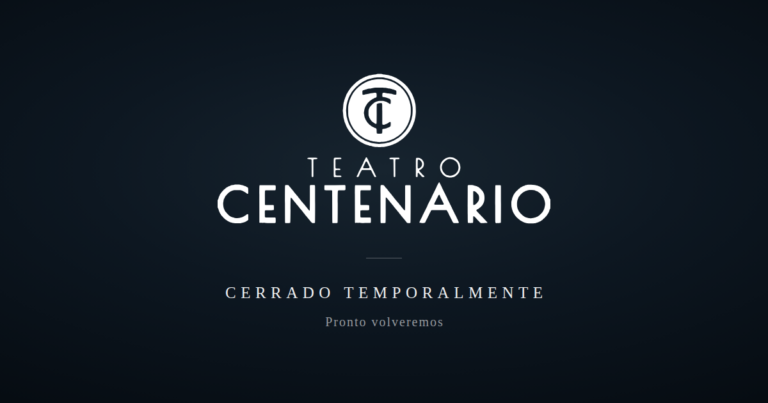Vista del recinto Teatro Centenario La Serena