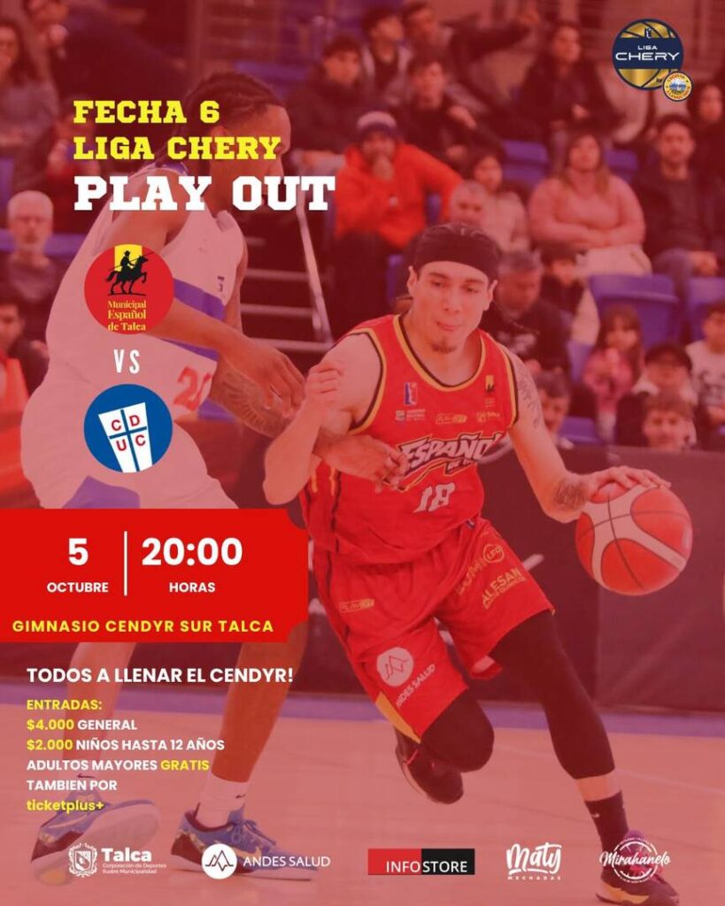 Municipal Español de Talca vs CD Universidad Católica – LNB Liga CHERY by Cecinas Llanquihue 2026