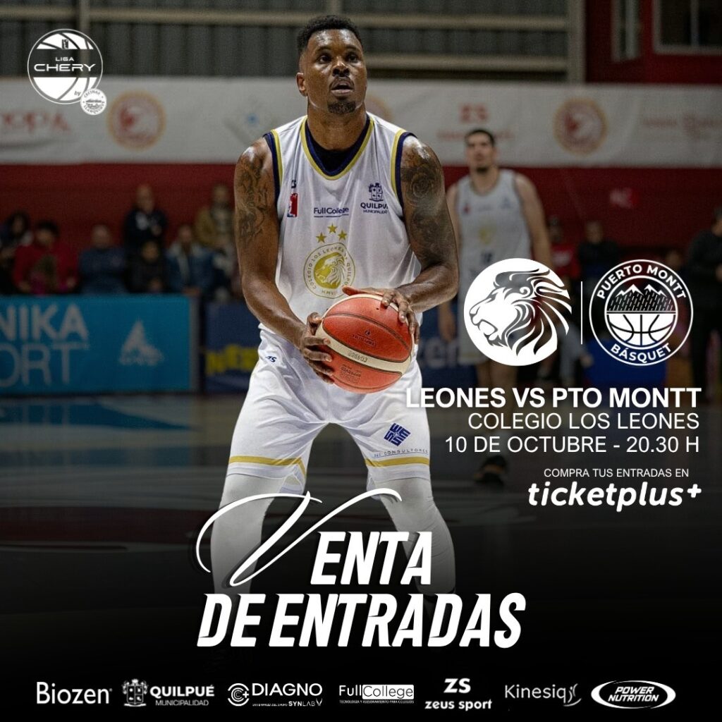 CDC Los Leones vs Puerto Montt Básquet – Liga Chery by Cecinas LLanquihue